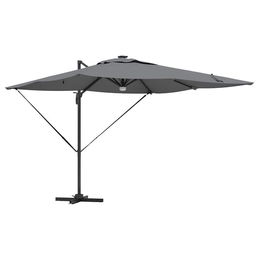 vidaXL Roma Parasol Anthracite 286 x 284 x 270 cm