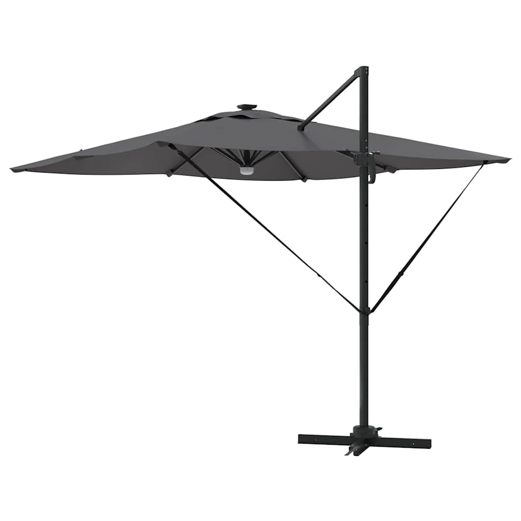 vidaXL Roma Parasol Anthracite 286 x 284 x 270 cm