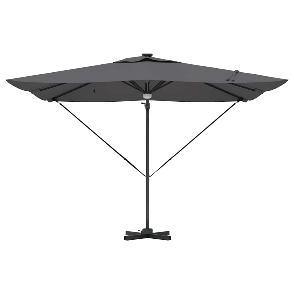 vidaXL Roma Parasol Anthracite 286 x 284 x 270 cm