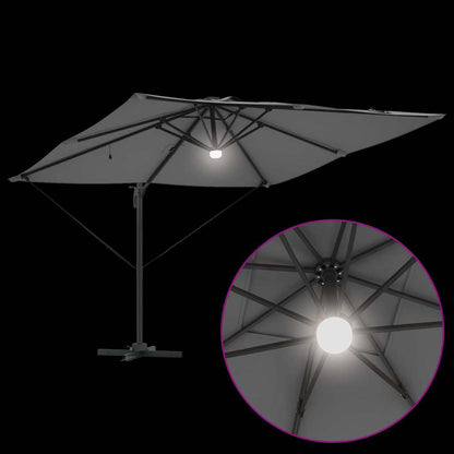 vidaXL Roma Parasol Anthracite 286 x 284 x 270 cm