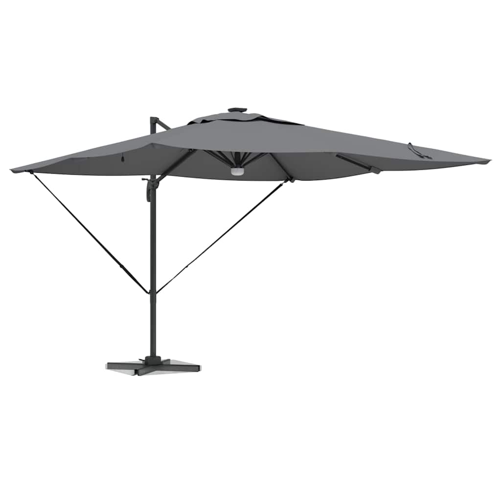 vidaXL Roma Parasol Anthracite 286 x 284 x 270 cm