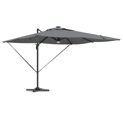 vidaXL Roma Parasol Anthracite 286 x 284 x 270 cm