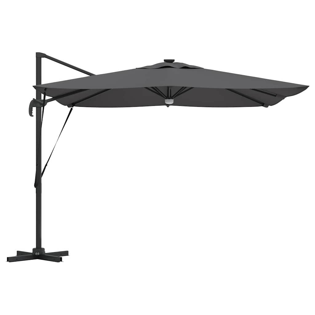 vidaXL Roma Parasol Anthracite 286 x 284 x 270 cm