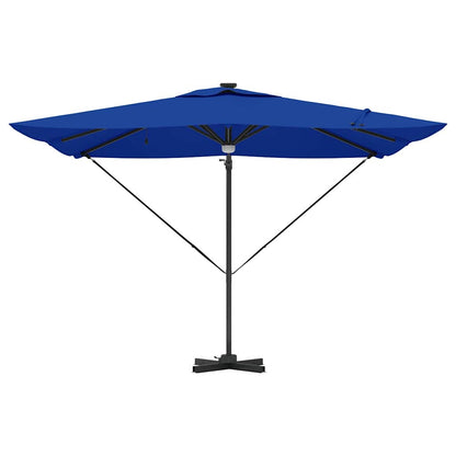 vidaXL Roma Parasol Blue 286 x 284 x 270 cm Aluminium and Polyester