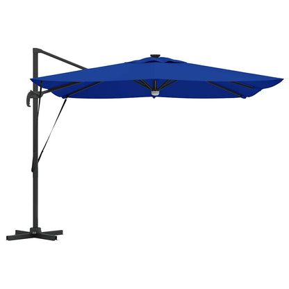 vidaXL Roma Parasol Blue 286 x 284 x 270 cm Aluminium and Polyester