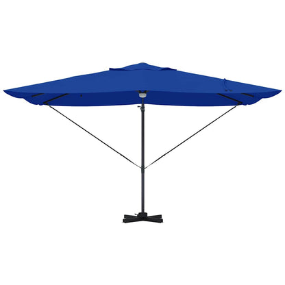 vidaXL Umbrella 351 x 250 x 253 cm Polyester and Aluminium Azurblau