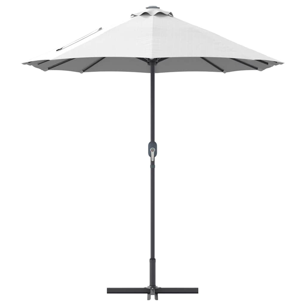 vidaXL Garden Parasol Sand 370 x 197 x 239 cm Polyester and Aluminium