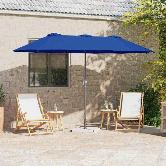 vidaXL Garden Parasol 370 x 197 x 239 cm Polyester and Aluminium