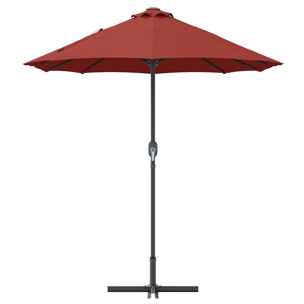 vidaXL Garden Parasol Terracotta 370 x 197 x 239 cm