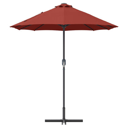 vidaXL Garden Parasol Terracotta 370 x 197 x 239 cm