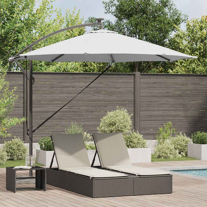 vidaXL Umbrella Sand 294 x 294 x 248 cm Polyester and Aluminium