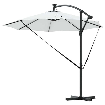 vidaXL Umbrella Sand 294 x 294 x 248 cm Polyester and Aluminium