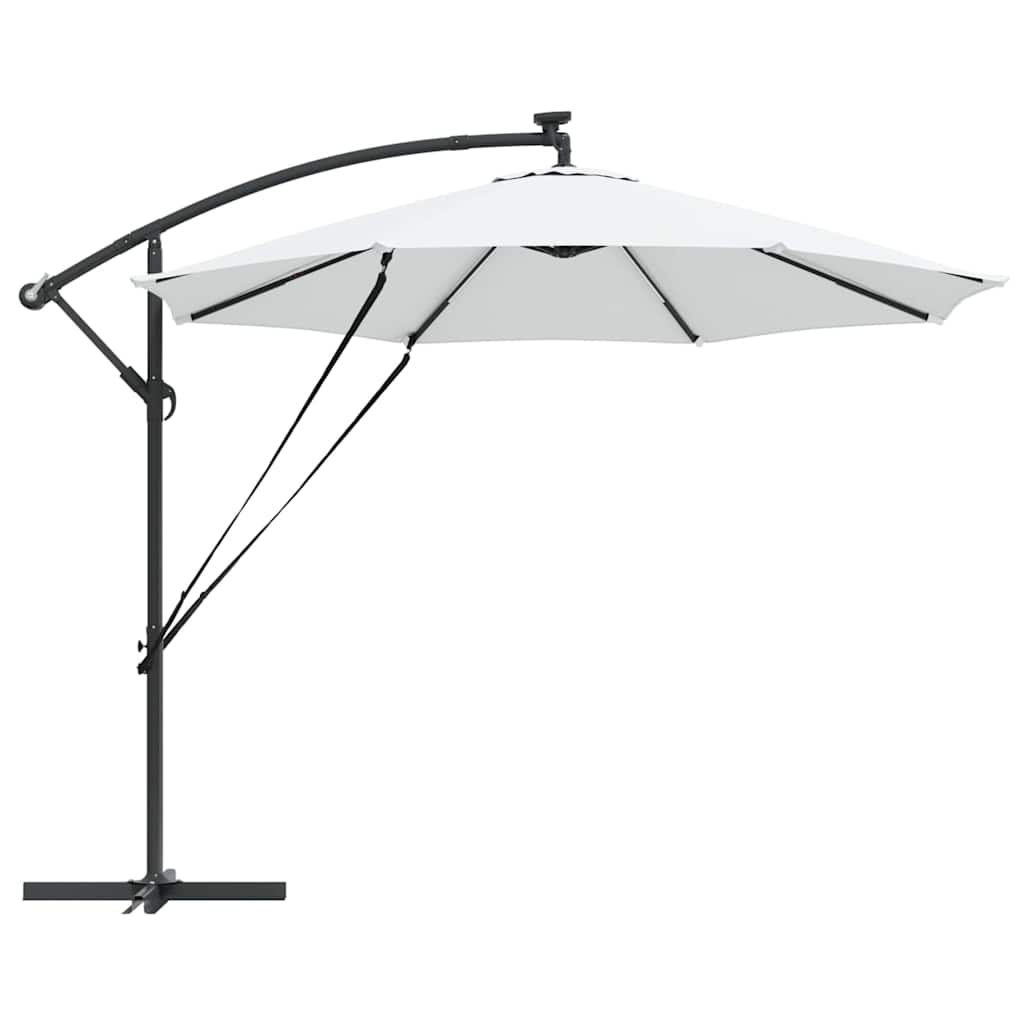 vidaXL Umbrella Sand 294 x 294 x 248 cm Polyester and Aluminium