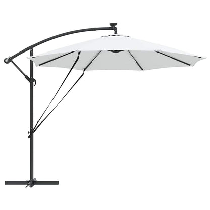 vidaXL Umbrella Sand 294 x 294 x 248 cm Polyester and Aluminium