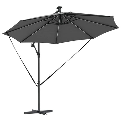 vidaXL Umbrella Anthracite 294 x 294 x 248 cm Polyester and Aluminium