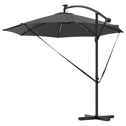 vidaXL Umbrella Anthracite 294 x 294 x 248 cm Polyester and Aluminium
