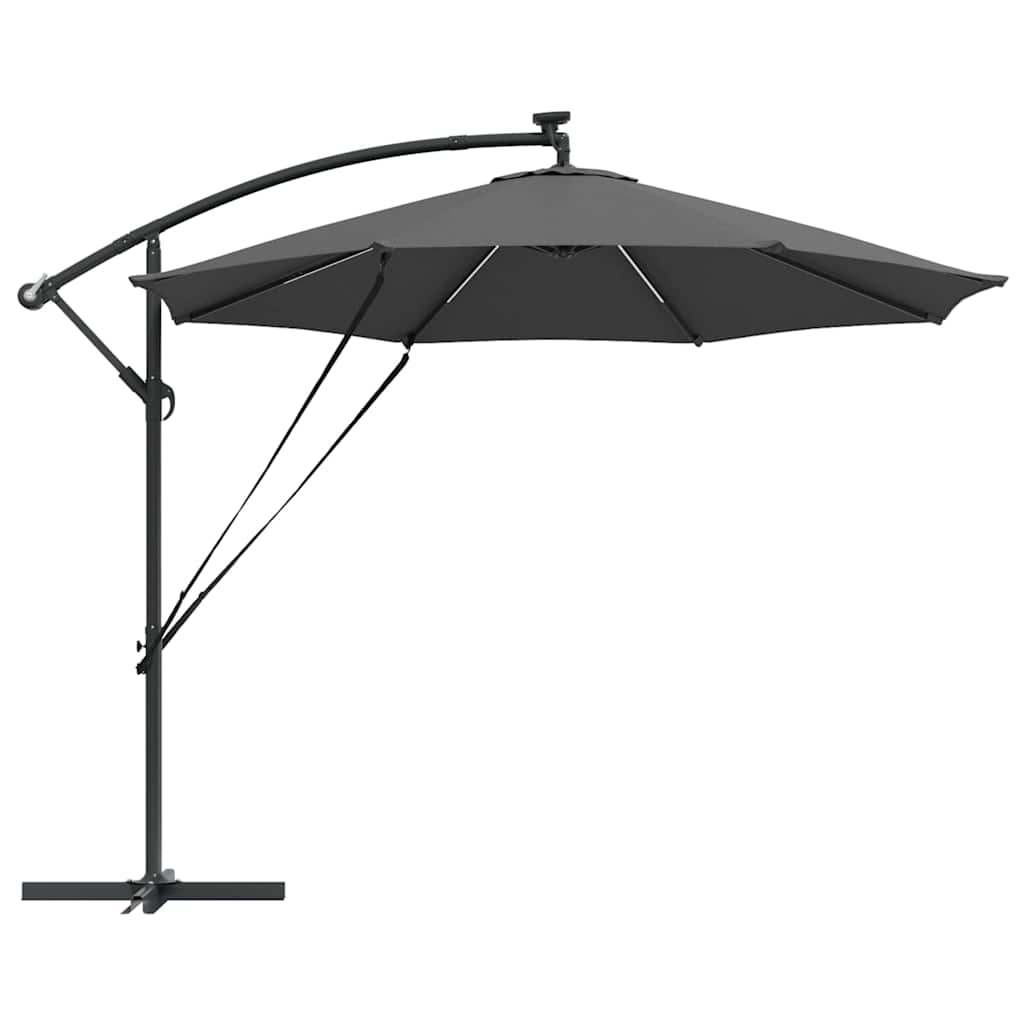 vidaXL Umbrella Anthracite 294 x 294 x 248 cm Polyester and Aluminium