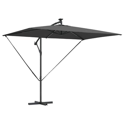 vidaXL Umbrella Anthracite 294 x 200 x 270 cm Polyester and Aluminium