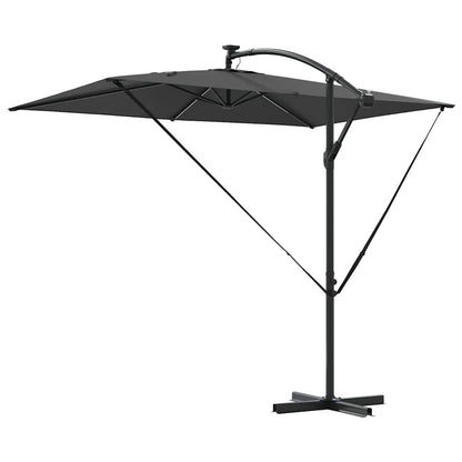 vidaXL Umbrella Anthracite 294 x 200 x 270 cm Polyester and Aluminium