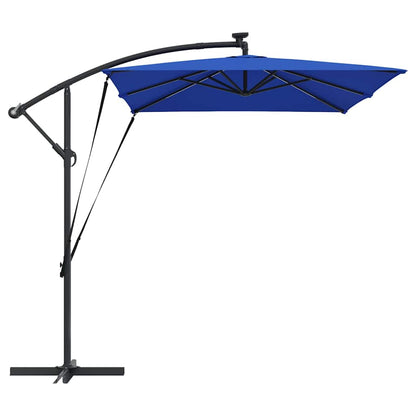 vidaXL Umbrella 294 x 200 x 270 cm Polyester and Aluminium Azurblau