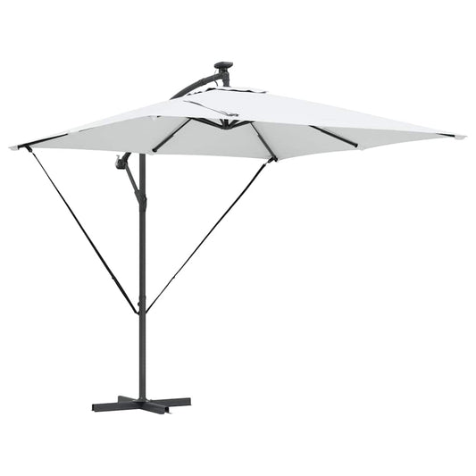 vidaXL Umbrella Sand 249 x 249 x 250 cm Polyester and Aluminium