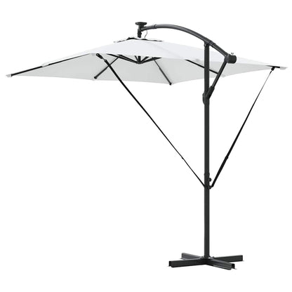 vidaXL Umbrella Sand 249 x 249 x 250 cm Polyester and Aluminium