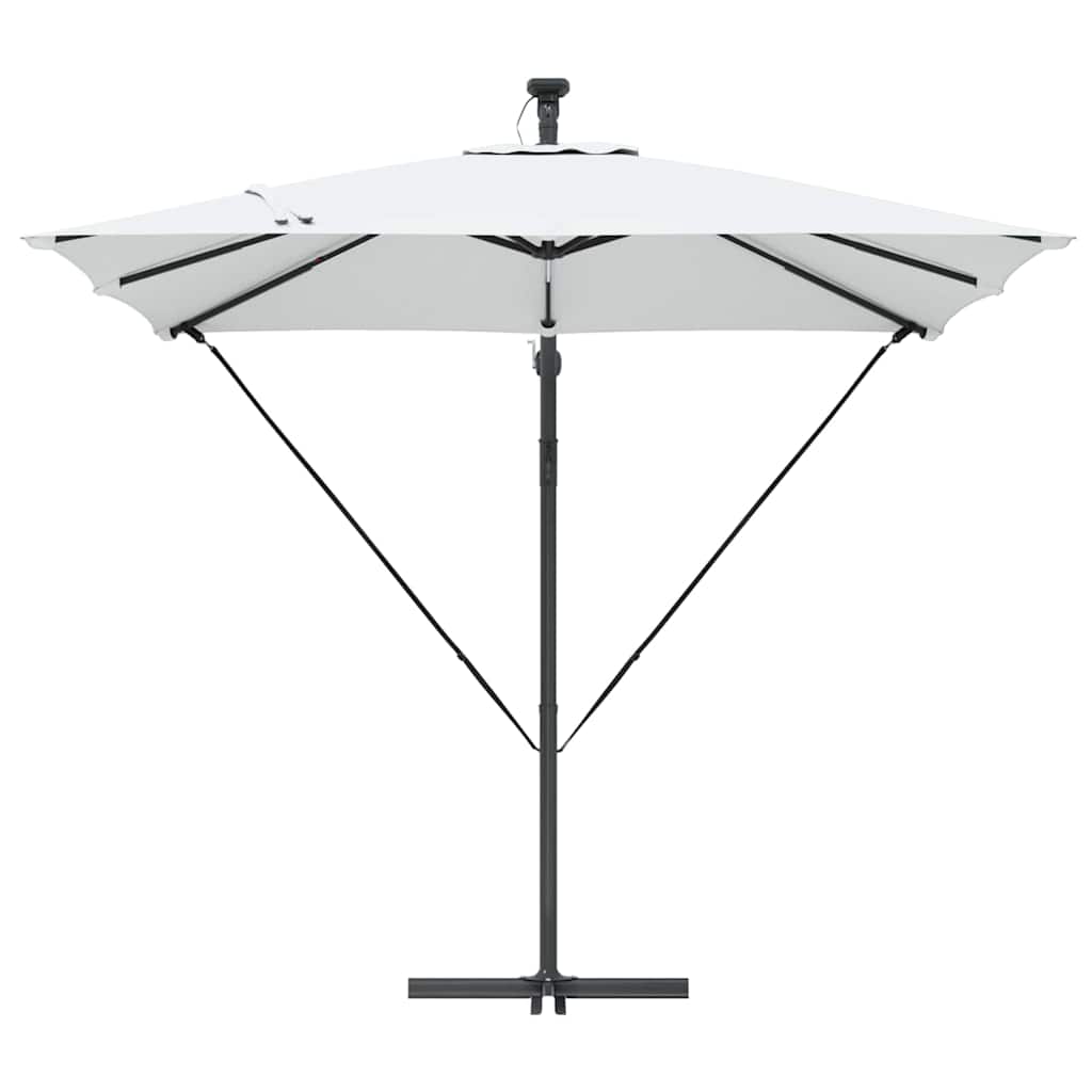 vidaXL Umbrella Sand 249 x 249 x 250 cm Polyester and Aluminium