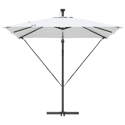 vidaXL Umbrella Sand 249 x 249 x 250 cm Polyester and Aluminium