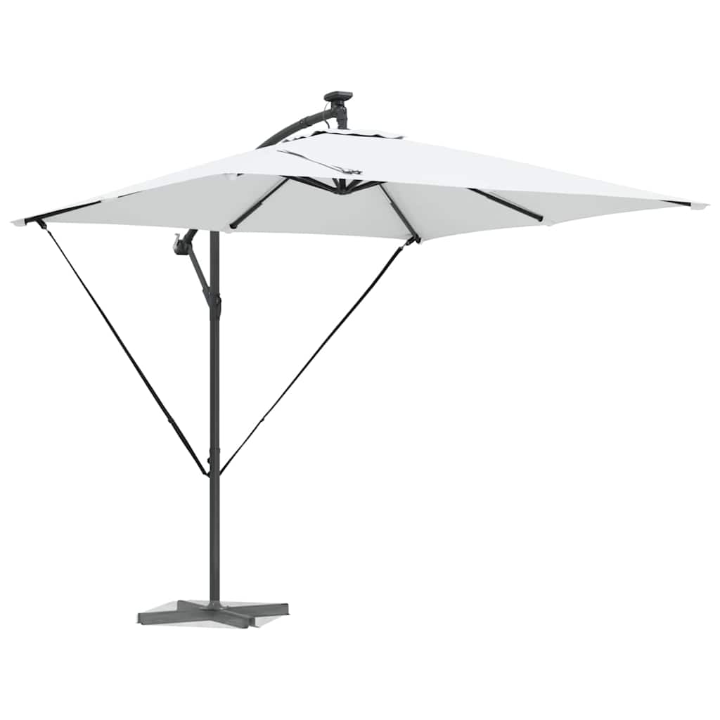 vidaXL Umbrella Sand 249 x 249 x 250 cm Polyester and Aluminium