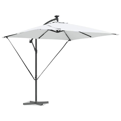 vidaXL Umbrella Sand 249 x 249 x 250 cm Polyester and Aluminium