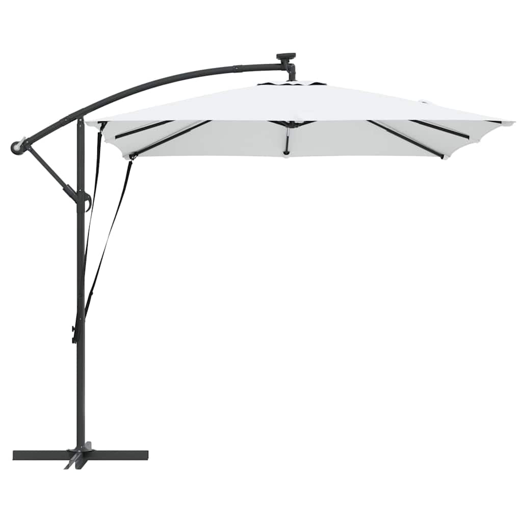 vidaXL Umbrella Sand 249 x 249 x 250 cm Polyester and Aluminium