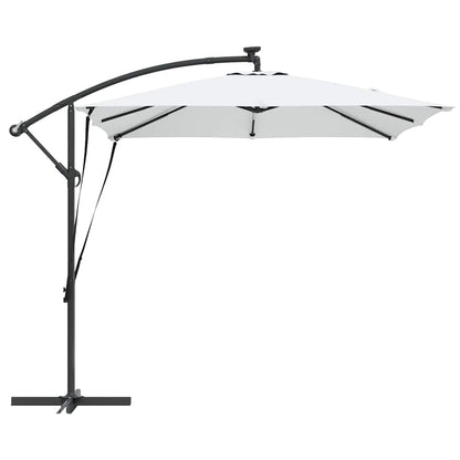 vidaXL Umbrella Sand 249 x 249 x 250 cm Polyester and Aluminium