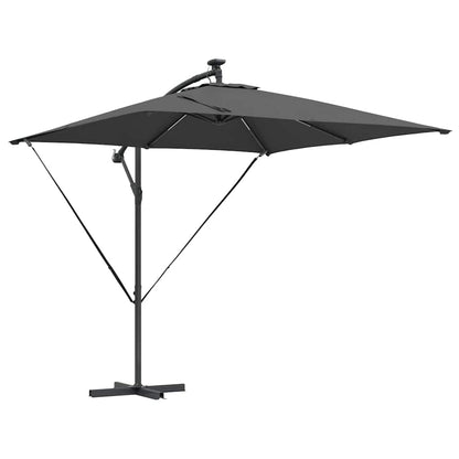 vidaXL Umbrella Anthracite 249 x 249 x 250 cm Polyester and Aluminium