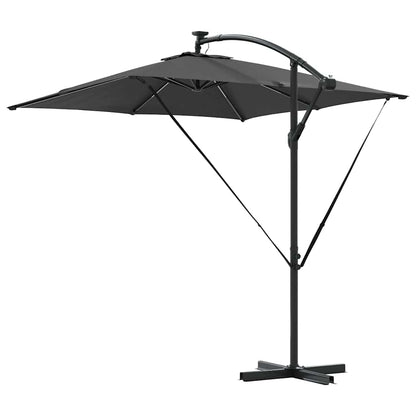 vidaXL Umbrella Anthracite 249 x 249 x 250 cm Polyester and Aluminium