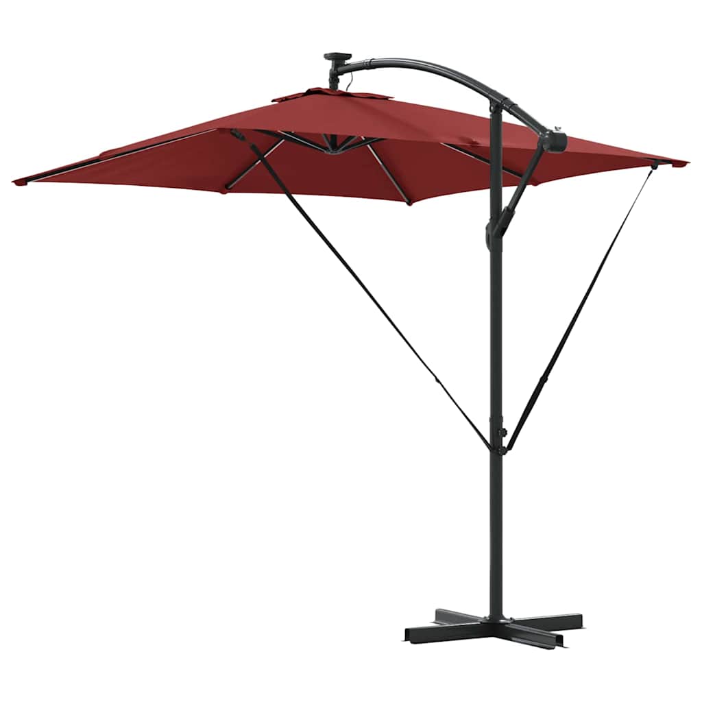 vidaXL Umbrella Terracotta 249 x 249 x 250 cm Polyester and Aluminium