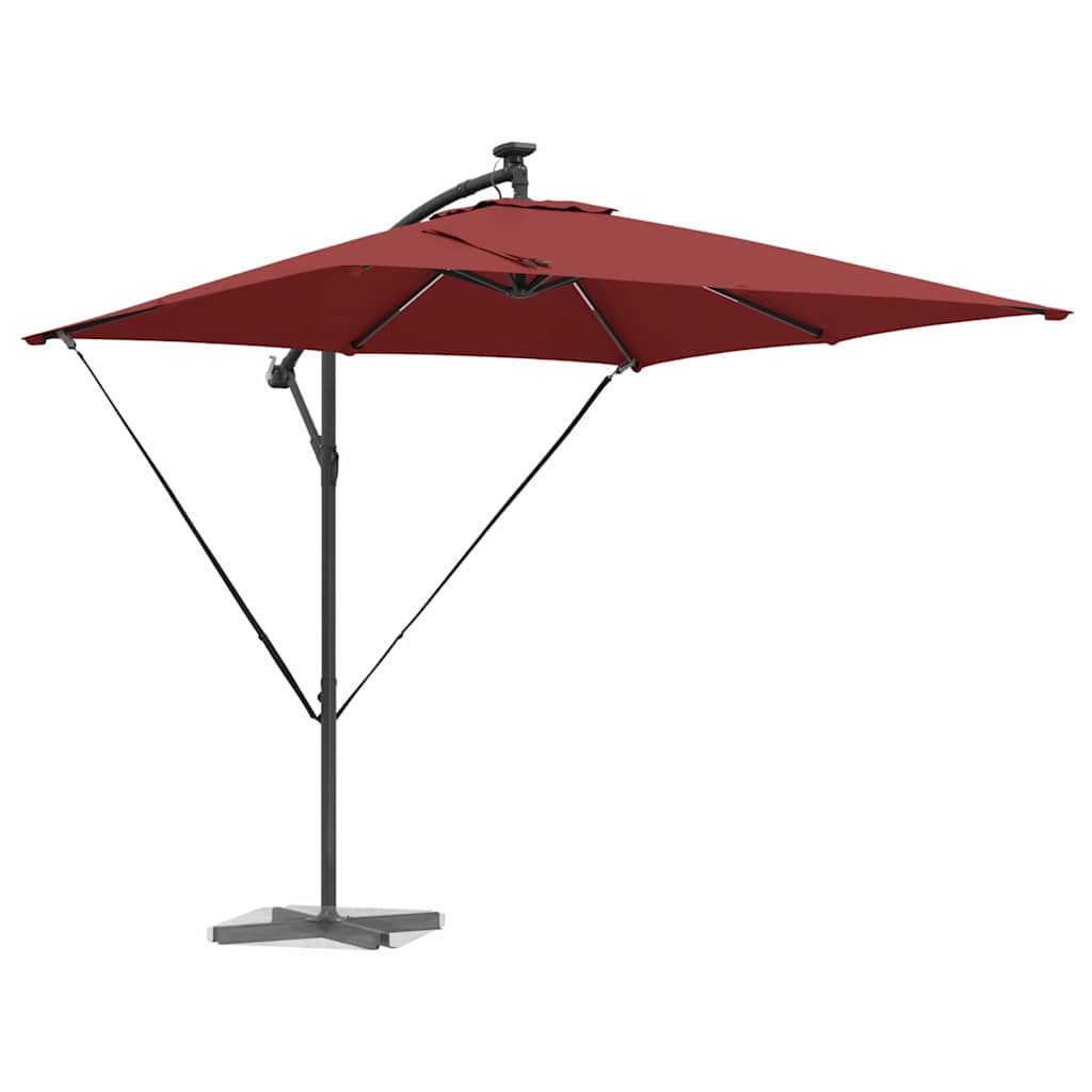 vidaXL Umbrella Terracotta 249 x 249 x 250 cm Polyester and Aluminium