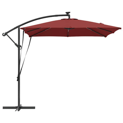 vidaXL Umbrella Terracotta 249 x 249 x 250 cm Polyester and Aluminium