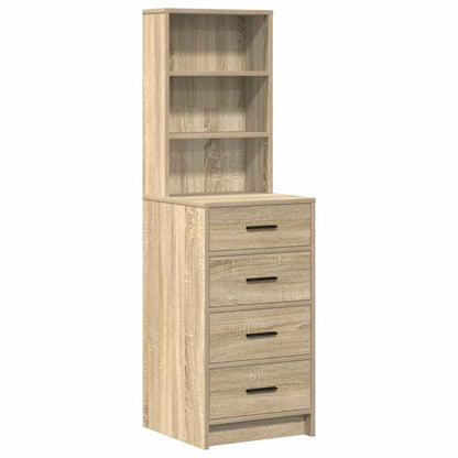 vidaXL Dressing Table Brown 78.5 x 41 x 135 cm Engineered wood