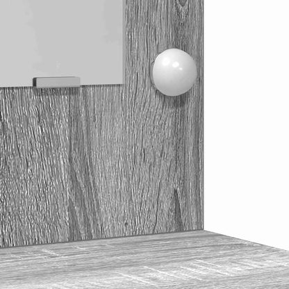 vidaXL Dressing Table 2 pcs Light Grey 78.5 x 41 x 135 cm