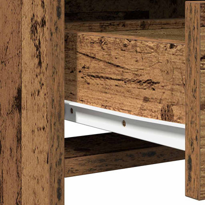vidaXL Dressing Table 2 pcs Brown 50 x 41 x 135 cm Engineered wood