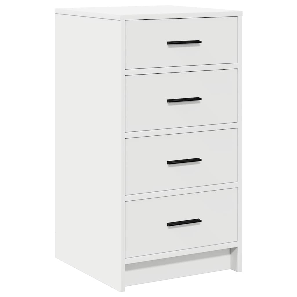 vidaXL Dressing Table 3 pcs White 78.5 x 41 x 135 cm Engineered Wood