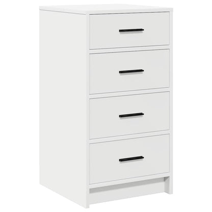 vidaXL Dressing Table 3 pcs White 78.5 x 41 x 135 cm Engineered Wood
