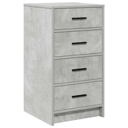 vidaXL Dressing Table 3 pcs Grey 40 x 41 x 135 cm Engineered Wood