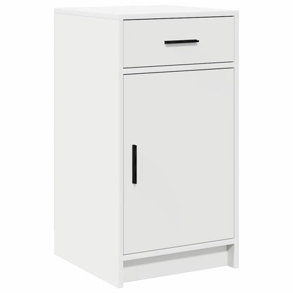 vidaXL Dressing Table with Mirror Lights 2 pcs White Engineered wood