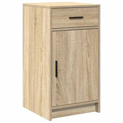 vidaXL Dressing Table with Mirror Lights 2 pcs Brown Engineered wood