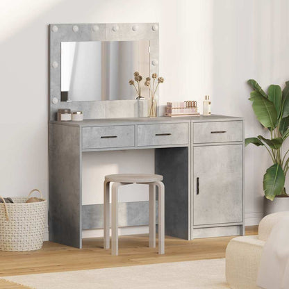 vidaXL Dressing Table 2 pcs Grey 40 x 41 x 75 cm Engineered Wood