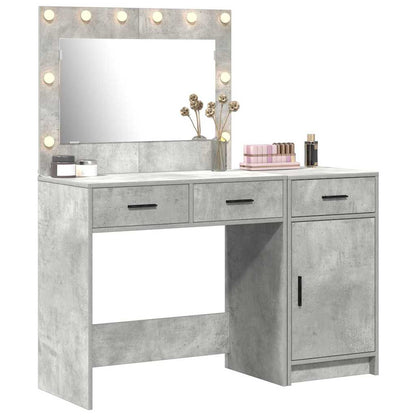 vidaXL Dressing Table 2 pcs Grey 40 x 41 x 75 cm Engineered Wood