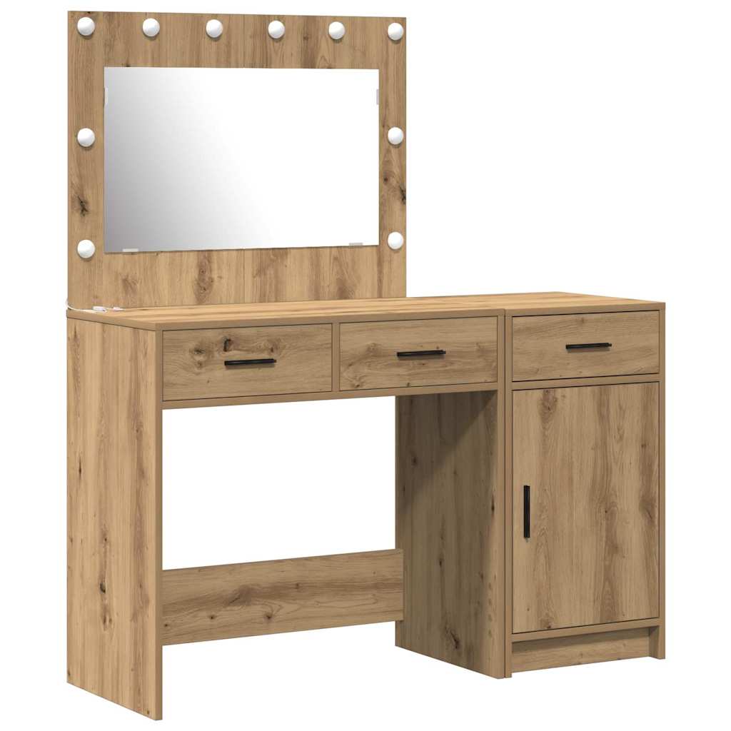 vidaXL Dressing Table 2 pcs Brown 40 x 41 x 75 cm Engineered Wood