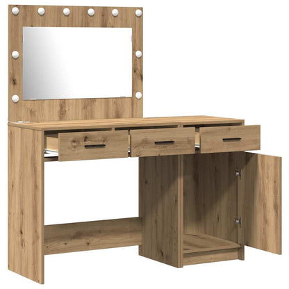 vidaXL Dressing Table 2 pcs Brown 40 x 41 x 75 cm Engineered Wood