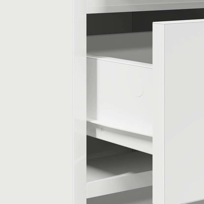 vidaXL Dressing Table 2 pcs White 50 x 41 x 135 cm Engineered wood